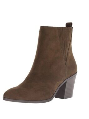 ESprit Brown Reina pointed toe pull on Ankle/mid-calf Boots - Classic Block Hee